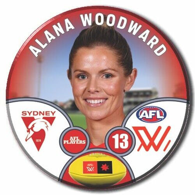 AFLW S9 Sydney Swans Football Club - WOODWARD, Alana