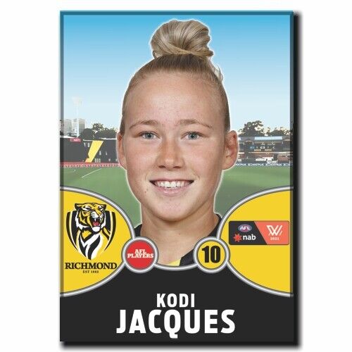 2021 AFLW Richmond Player Magnet - JACQUES, Kodi