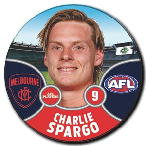 2021 AFL Melbourne Player Badge - SPARGO, Charlie