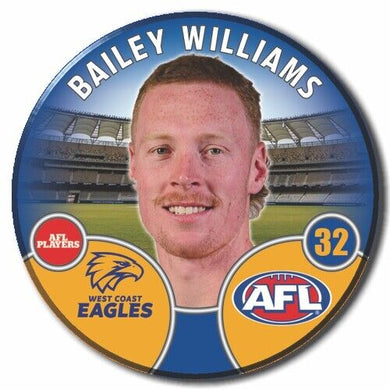 2022 AFL West Coast Eagles - WILLIAMS, Bailey
