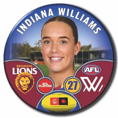 AFLW S9 Brisbane Lions Football Club - WILLIAMS, Indiana