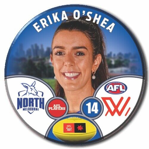 AFLW S9 North Melbourne Football Club - O'SHEA, Erika