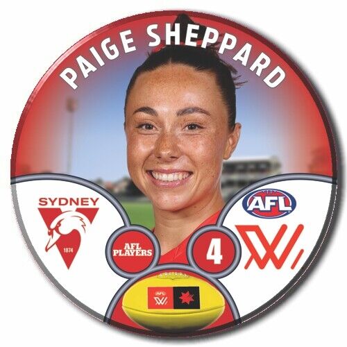AFLW S9 Sydney Swans Football Club - SHEPPARD, Paige