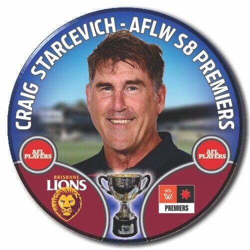 AFLW S8 PREMIERS - STARCEVICH, Craig - COACH