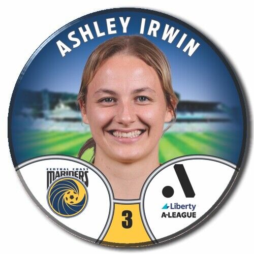 LIBERTY A-LEAGUE - CENTRAL COAST MARINERS - IRWIN, Ashley