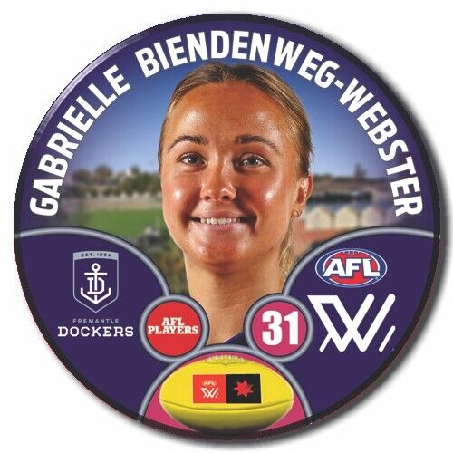 AFLW S9 Fremantle Football Club - BIENDENWEG-WEBSTER, Gabrielle