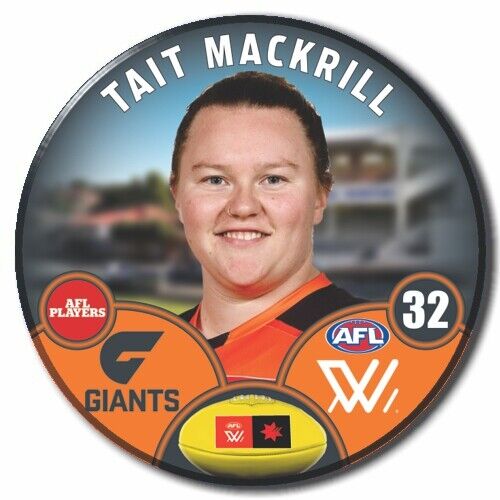 AFLW S8 GWS Giants Football Club - MACKRILL, Tait