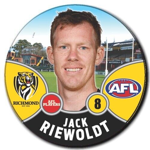 2021 AFL Richmond Player Badge - RIEWOLDT, Jack