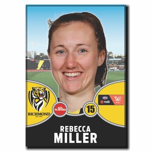 2021 AFLW Richmond Player Magnet - MILLER, Rebecca