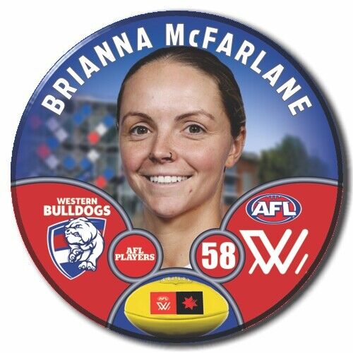 AFLW S9 Western Bulldogs Football Club - McFARLANE, Brianna