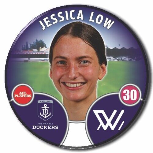 2022 AFLW Fremantle Player Badge - LOW, Jessica