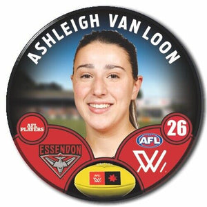 AFLW S8 Essendon Football Club - VAN LOON, Ashleigh