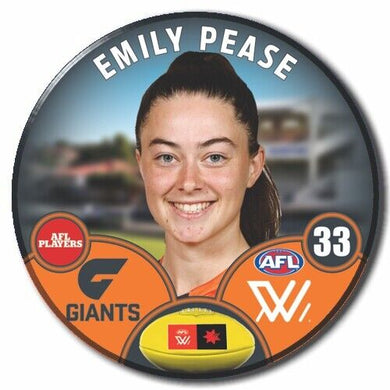 AFLW S8 GWS Giants Football Club - PEASE, Emily