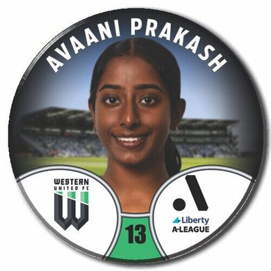 LIBERTY A-LEAGUE - WESTERN UNITED FC - PRAKASH, Avaani