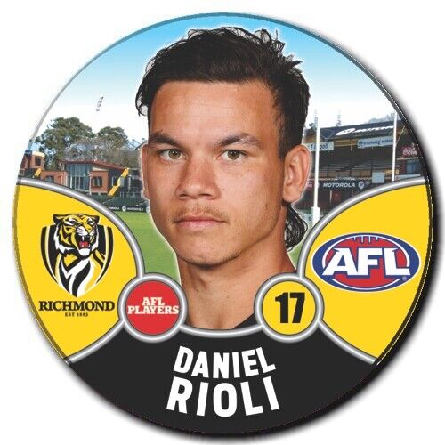 2021 AFL Richmond Player Badge - RIOLI, Daniel