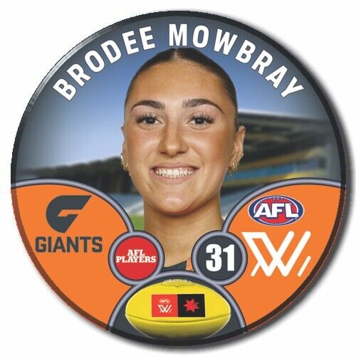 AFLW S9 GWS Giants Football Club - MOWBRAY, Brodee