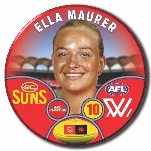 AFLW S9 Gold Coast Suns Football Club - MAURER, Ella
