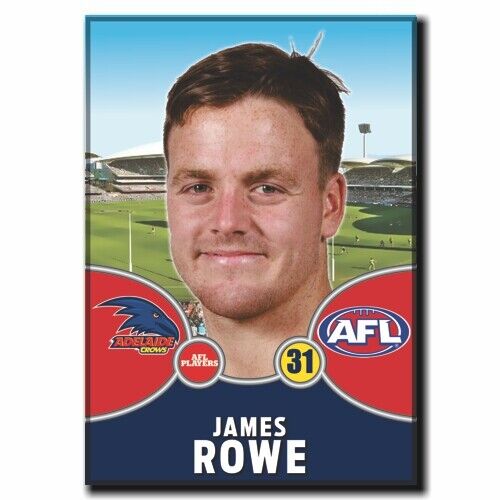 2021 AFL Adelaide Crows Player Magnet - ROWE, James