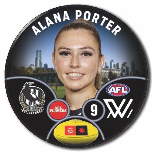 AFLW S9 Collingwood Football Club - PORTER, Alana