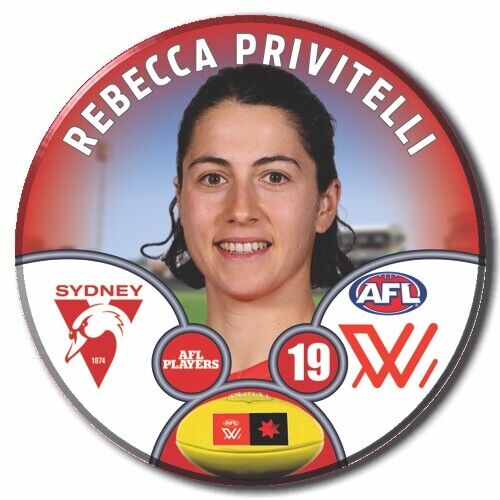 AFLW S9 Sydney Swans Football Club - PRIVITELLI, Rebecca