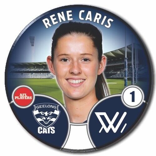 2022 AFLW Geelong Player Badge - CARIS, Rene