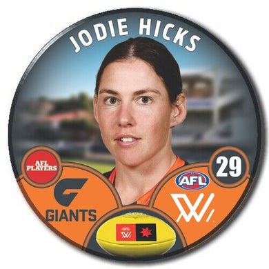 AFLW S8 GWS Giants Football Club - HICKS, Jodie