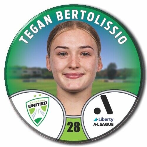 LIBERTY A-LEAGUE - CANBERRA UNITED - BERTOLISSIO, Tegan
