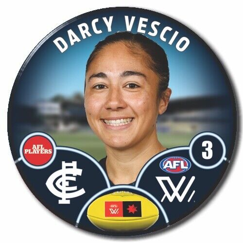 AFLW S8 Carlton Football Club - VESCIO, Darcy