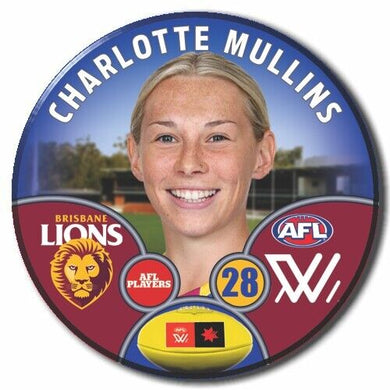 AFLW S9 Brisbane Lions Football Club - MULLINS, Charlotte