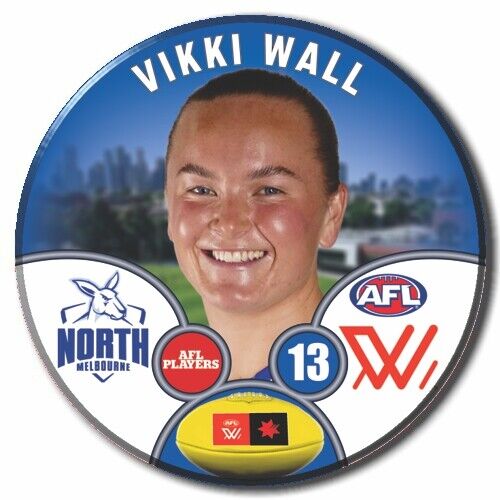 AFLW S9 North Melbourne Football Club - WALL, Vikki