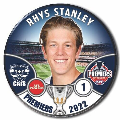 2022 AFL PREMIERS Geelong - STANLEY, Rhys