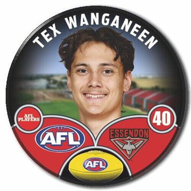 2024 AFL Essendon Football Club - WANGANEEN, Tex