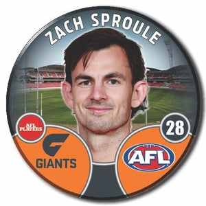 2022 AFL GWS Giants - SPROULE, Zach