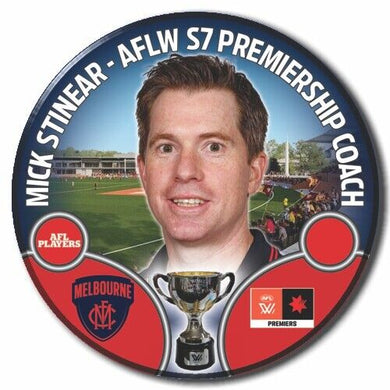 AFLW S7 PREMIERS - STINEAR, Mick - COACH