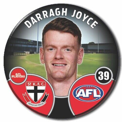 2022 AFL St Kilda - JOYCE, Darragh