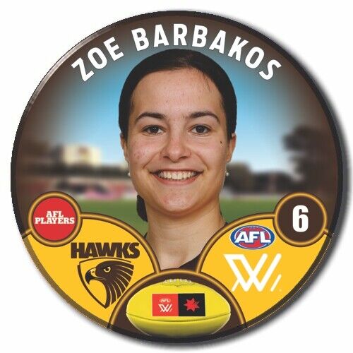 AFLW S8 Hawthorn Football Club - BARBAKOS, Zoe