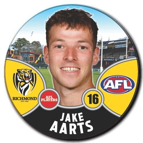 2021 AFL Richmond Player Badge - AARTS, Jake