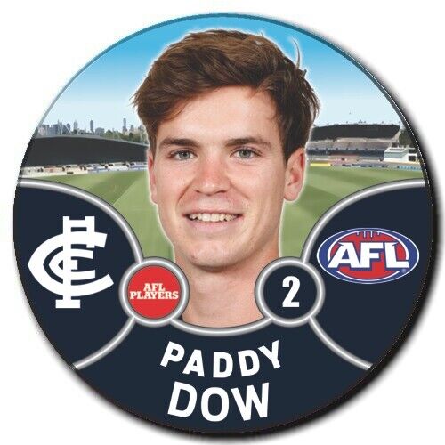 2021 AFL Carlton Player Badge - DOW, Paddy