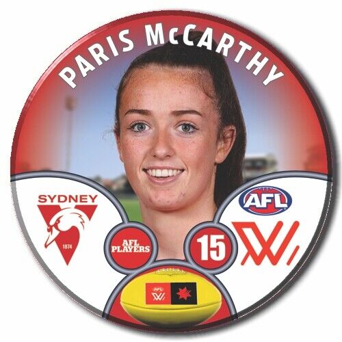 AFLW S9 Sydney Swans Football Club - McCARTHY, Paris