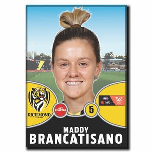 2021 AFLW Richmond Player Magnet - BRANCATISANO, Maddy