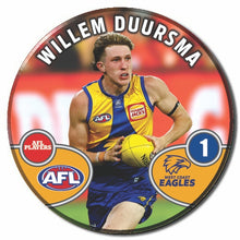 AFL 2026 WEST COAST EAGLES Football Club - DUURSMA, Willem