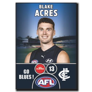 2025 AFL Carlton Football Club - ACRES, Blake