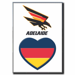ADELAIDE CROWS SUPPORTER MAGNETS