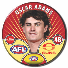 AFL 2026 GOLD COAST SUNS Football Club - ADAMS, Oscar
