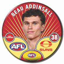AFL 2026 GOLD COAST SUNS Football Club - ADDINSALL, Beau