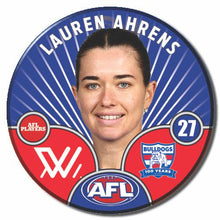 AFLW S10 WESTERN BULLDOGS - AHRENS, Lauren