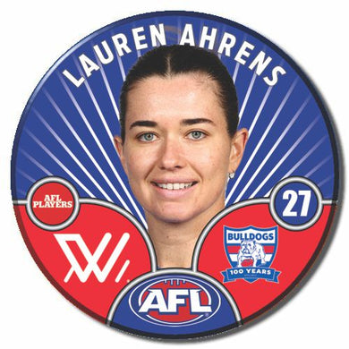 AFLW S10 WESTERN BULLDOGS - AHRENS, Lauren