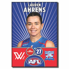 AFLW S10 WESTERN BULLDOGS - AHRENS, Lauren