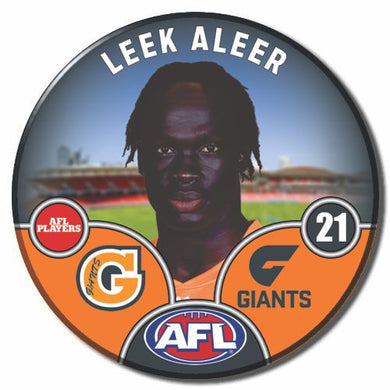 2025 AFL GWS Giants Football Club - ALEER, Leek