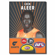 AFL 2026 GWS GIANTS Football Club - ALEER, Leek